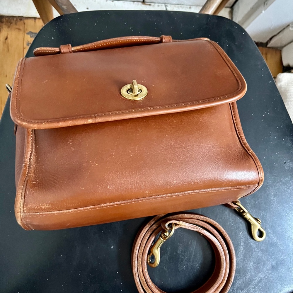 Vintage Coach Court Bag - Picture 5 of 8